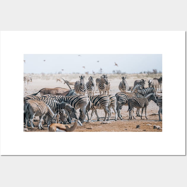 Safari Zebras 2 Wall Art by withluke